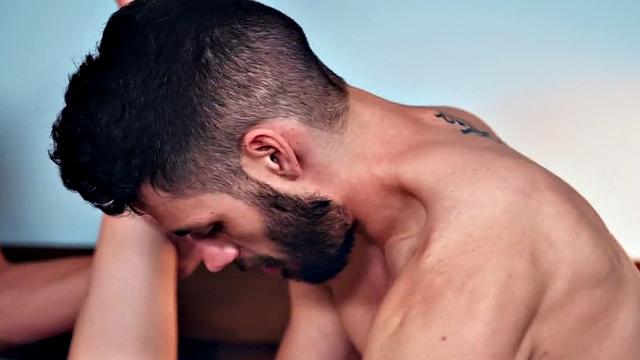 Bisexual dudes enjoy dirty bae in threesome