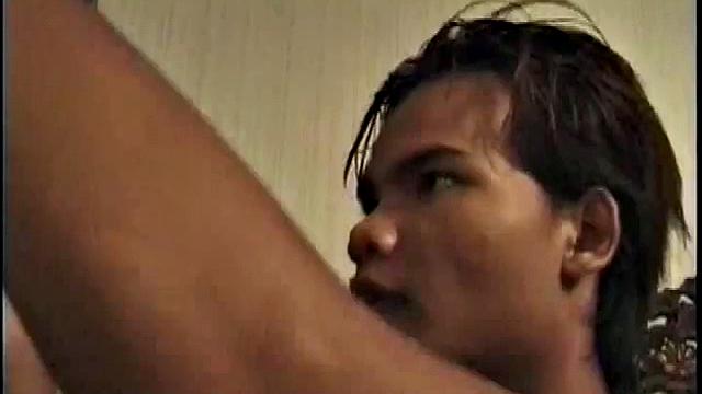 Horny Asian studs analtoying hard