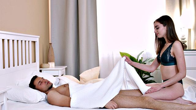 Passionate Morning with Teen Junia