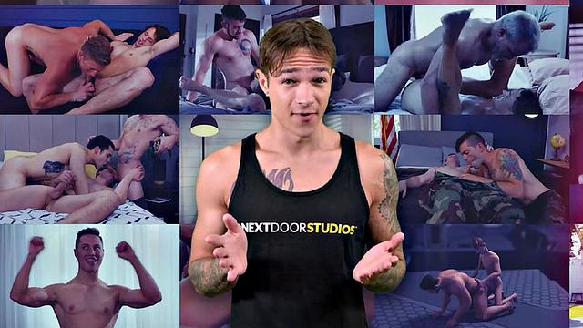 BBC Twink Fucks Distracted Horny BF - Trevor Harris, Kai Taylor - NextDoorStudios