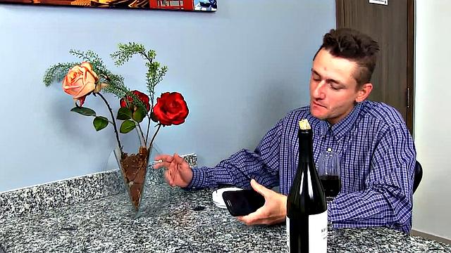 Shemale nurse Bruna Castro with a guy