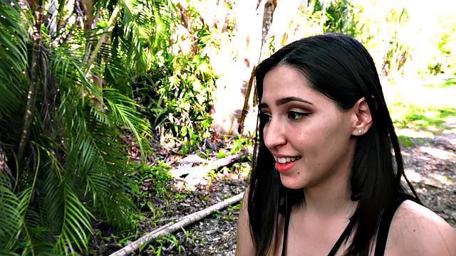 Tiny Redhead Takes Dick at the Park