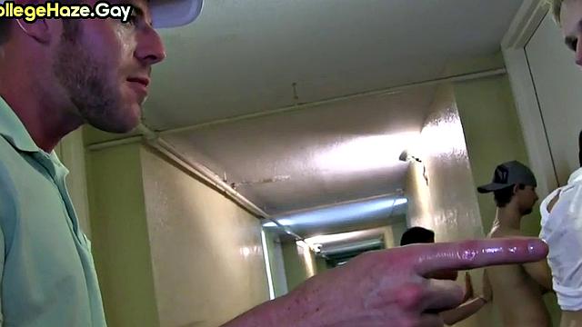 Str8 boi on college fucked in 21yo butt for voyeur fraternity