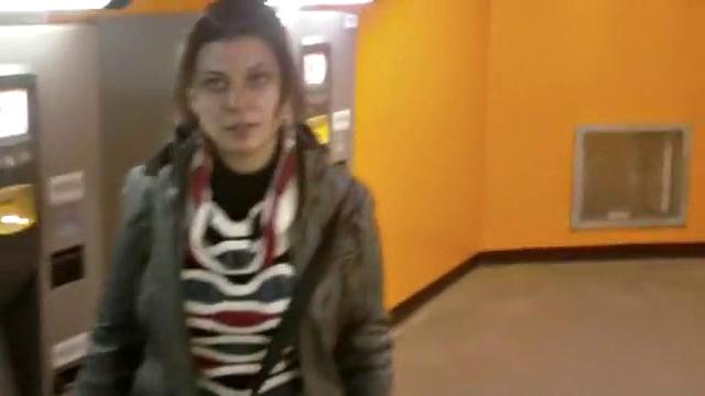 Girlfriend in fishnet top gets fucked