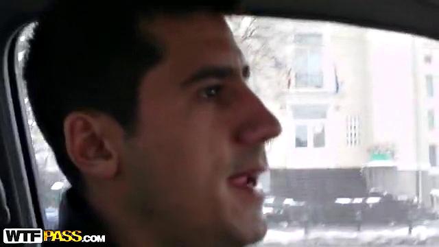 Girlfriend in fishnet top gets fucked