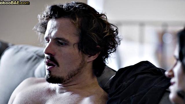 Bigbooty babe passionately analpounded by her BF on the couch