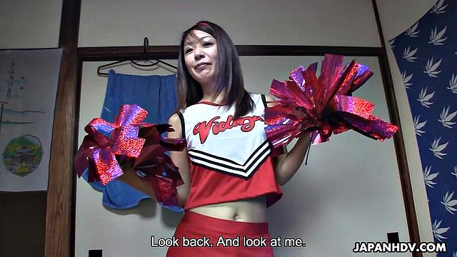 Tomomi Matsuda is a cheerleader fucked crazy