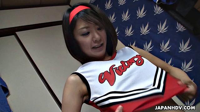 Tomomi Matsuda is a cheerleader fucked crazy