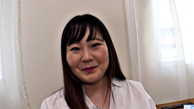 Chubby Moriwaki knows how to suck a hard cock