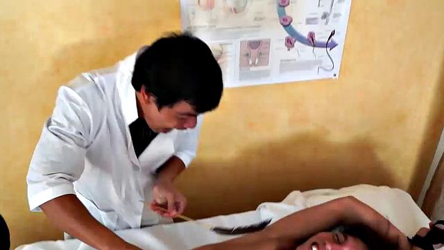 Rave visits Doctor Tickles for annual check-up.