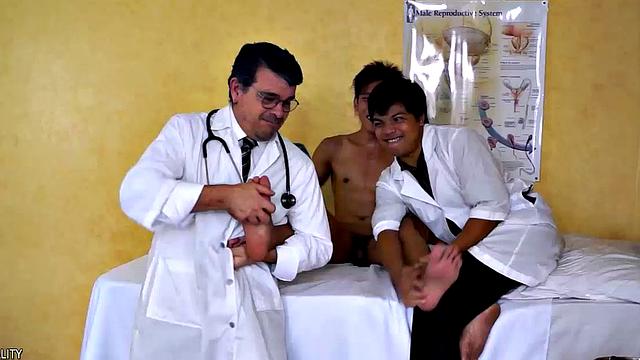 Rave visits Doctor Tickles for annual check-up.