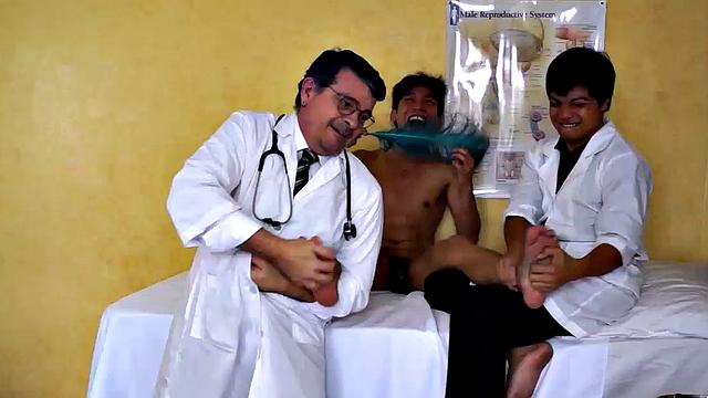 Rave visits Doctor Tickles for annual check-up.