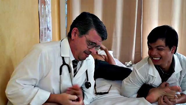 Rave visits Doctor Tickles for annual check-up.