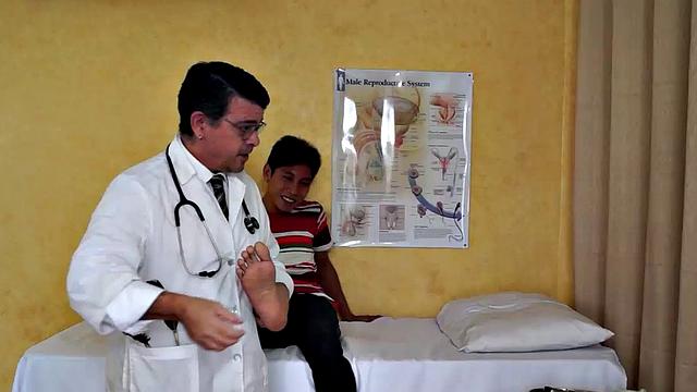 Rave visits Doctor Tickles for annual check-up.