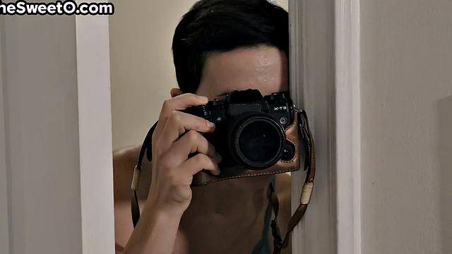 Sweet petite babe rammed by lover in hot affair