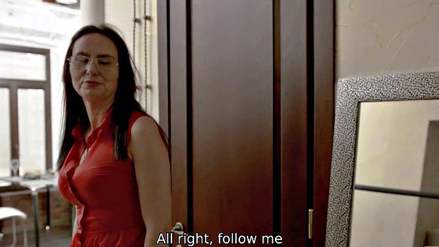 TUTOR4K. Mature swindler tastes guys dick then gets fucked by prisoners