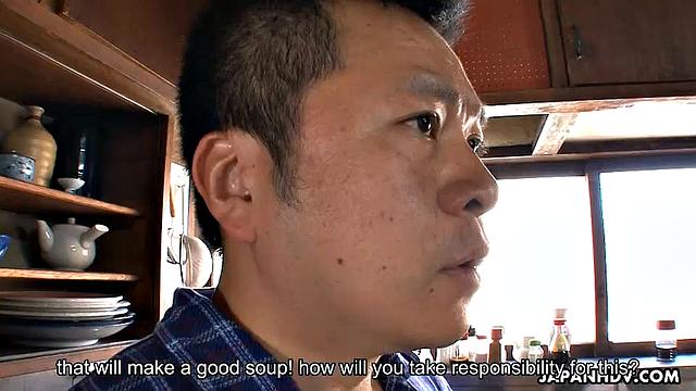 Teeny queen Ai Uehara gives a nice blowjob