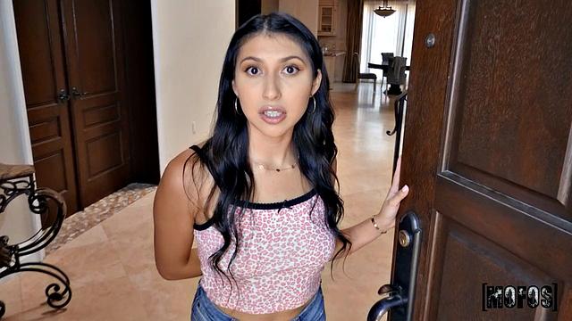 Cableman Gives Teen a Creampie