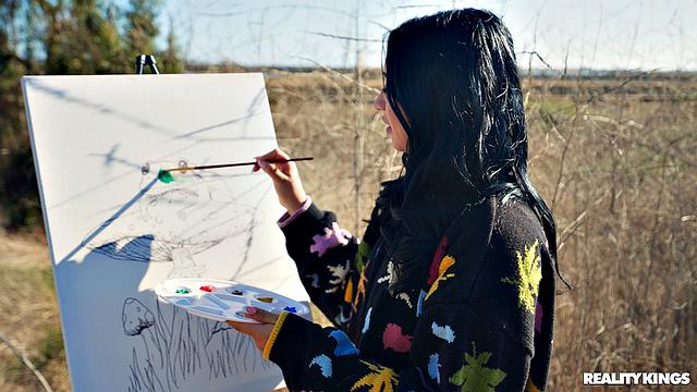 Painting Tits and Pussy