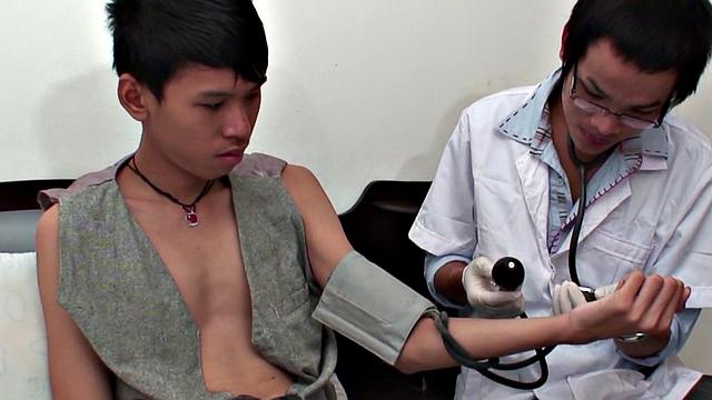 Bottom gay enjoys being pounded by big dick in tight asshole