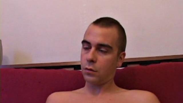 Young super shooter Vincenzo is back for a hot solo jerk off session. After stripping out of his clothes, Vincenzo lubes up his cock and starts stroking with determination.