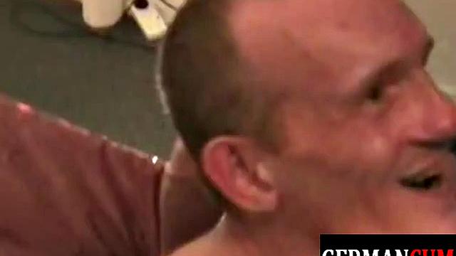 Amateur German jock barebacked in missionary before blowjob