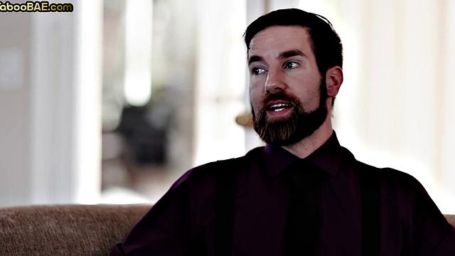 Cheating inked babe deepthroats and gets pussrammed in 3way