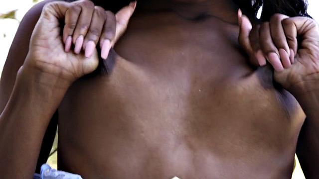 Black lingerie beauty sucks before sensual sex in couple