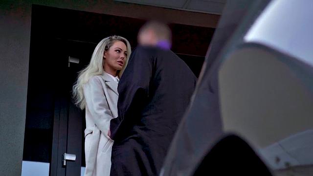 Picked up babe face-fucked and pussy-smashed in van by stranger