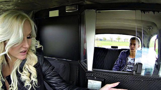Busty Czech Driver Gets Big Cock