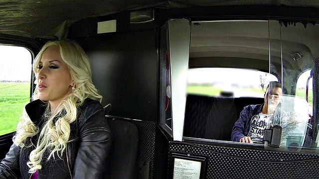 Busty Czech Driver Gets Big Cock