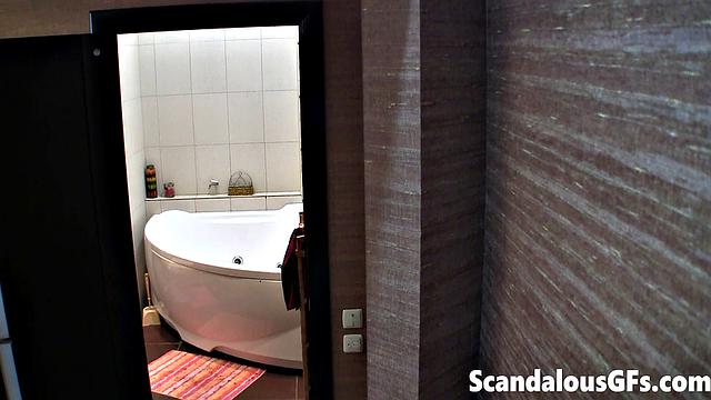 Ran into my nude stepsis coming out of the shower and made this video