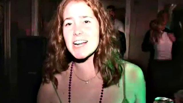 Coed party slut fucked in doggystyle romp