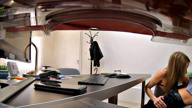 LOAN4K. Sexy babe's sweet crack drilled by loan manager on the desk