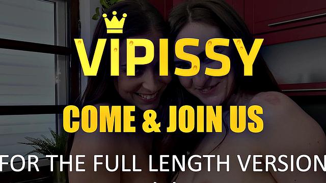 Vipissy - Can You Give Me Drink - Lesbian Piss Drinking