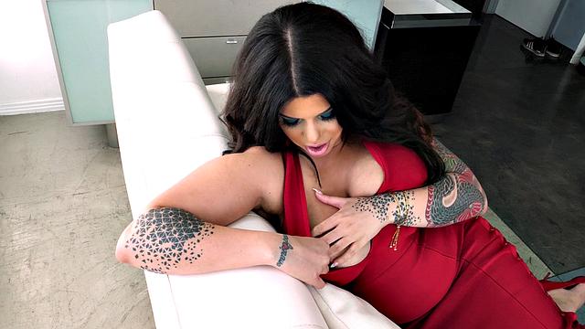 Lana Blanc is Red Hot