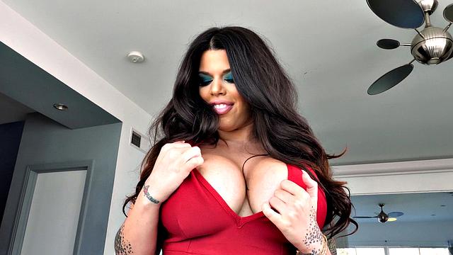 Lana Blanc is Red Hot