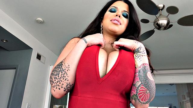 Lana Blanc is Red Hot