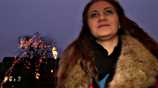 Kinky Brunette Wants Stranger to Fuck Her Hard