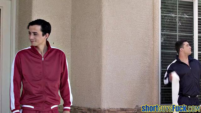 Big-titted cougar fucked by shortie