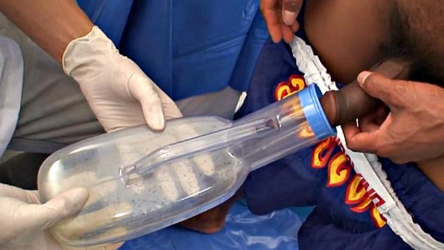 Pee loving Asian doctor fucks patient after check