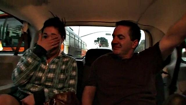 Horny slut fucked in public