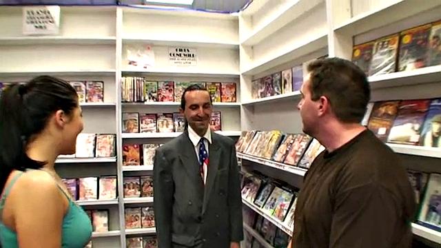 Horny slut fucked in public