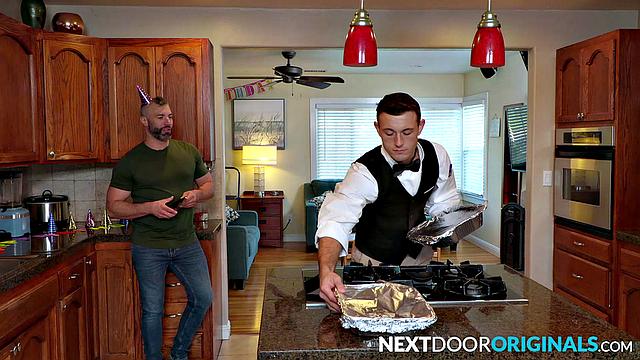 Cute Caterer Flip Bangs Daddy - NextDoorStudios