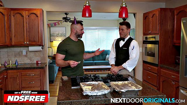 Cute Caterer Flip Bangs Daddy - NextDoorStudios