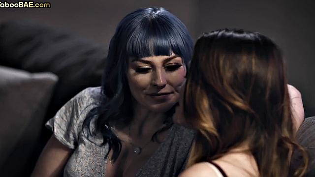 Big Lesbo MILF tribbing with GF