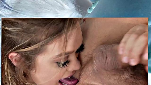 русская блондинка tory sweety мастерски лижет и получает жёстко в попу