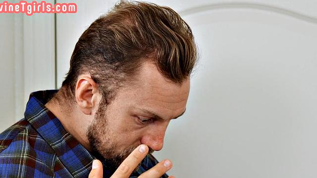 Petite transgender loves riding big cock while fucking