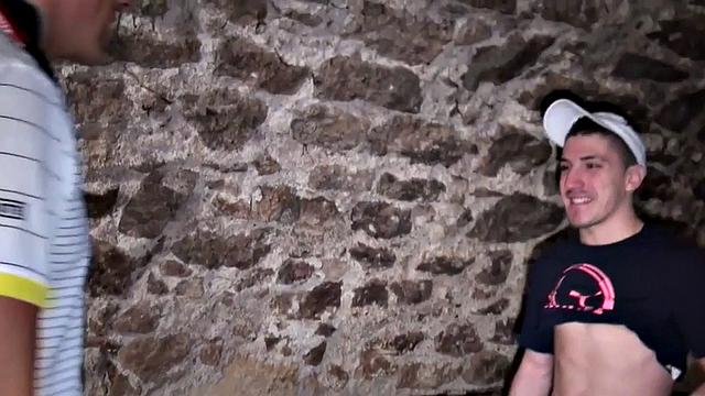 Amateur stud rims and fucks basement bottom in jockstrap