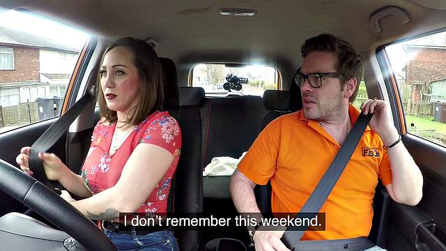 Cute Spanish learner loves big cock.